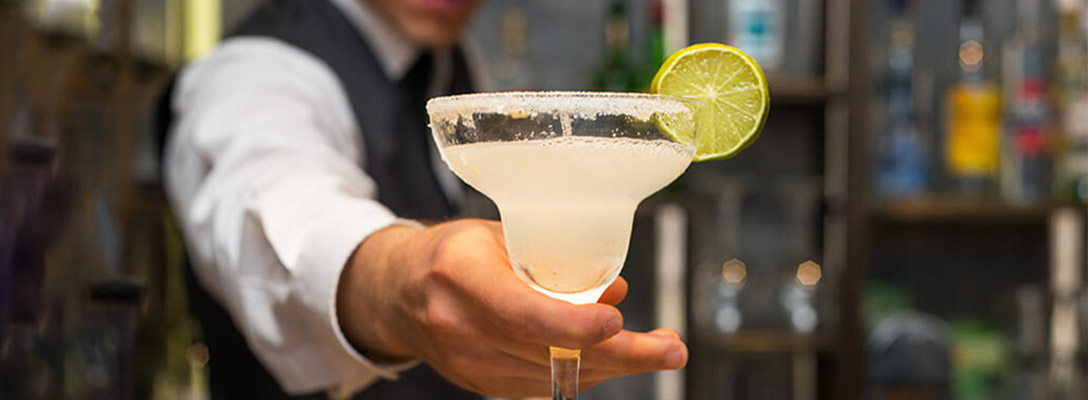 Frozen Margarita at Bar to Escape Las Vegas Heat