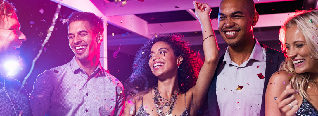 People Partying in Las Vegas